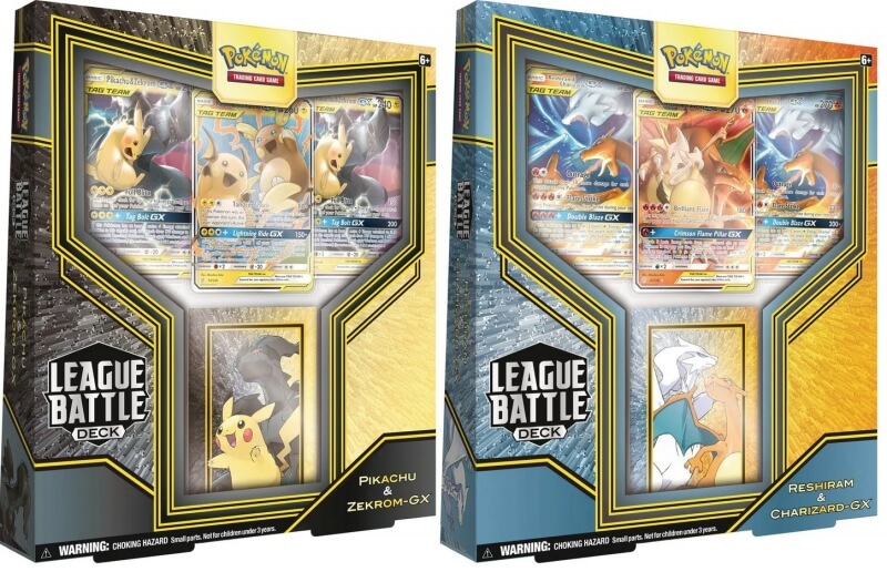 Pokémon League Battle Decks: Pikachu & Zekrom-GX vs. Reshiram & Charizard-GX