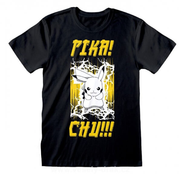 Pokémon tričko Pikachu Electrifying vel. XL