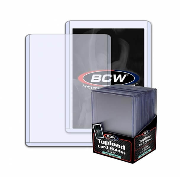 Toploader BCW 3x4 Thick Cards 79PT - 25 ks