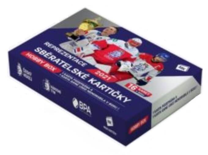 Hokejové karty Český národní tým - Hobby box 2021