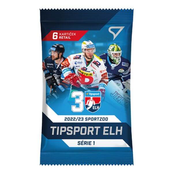 Levně Hokejové karty Tipsport ELH 22/23 Retail balíček 1. série