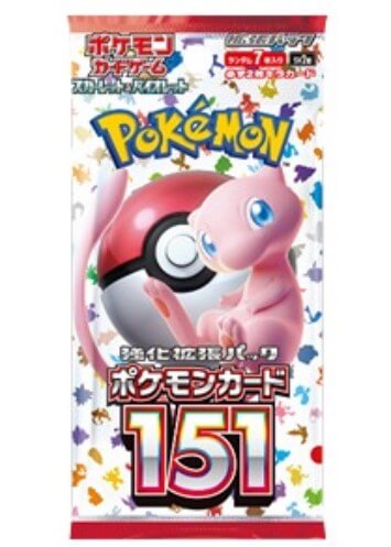 Levně Pokémon karty 151 Booster - japonsky