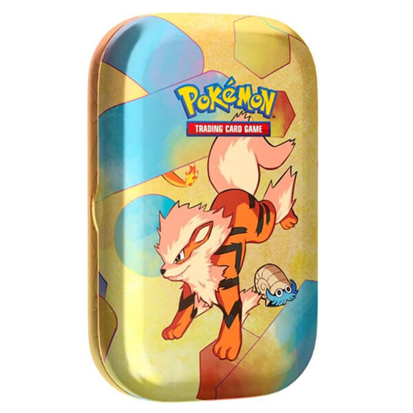 Veselý drak | Pokémon 151 Mini Tin - plechovka Arcanine