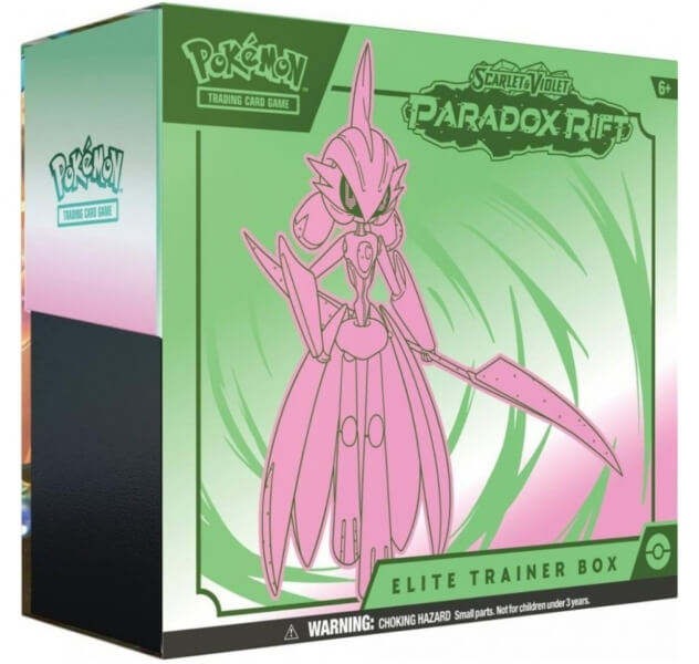 Pokémon Paradox Rift Elite Trainer Box - Iron Bundle (zelený)