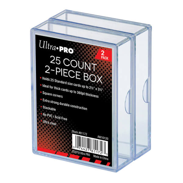 Průhledná krabička na 25 karet UltraPro - 2 ks