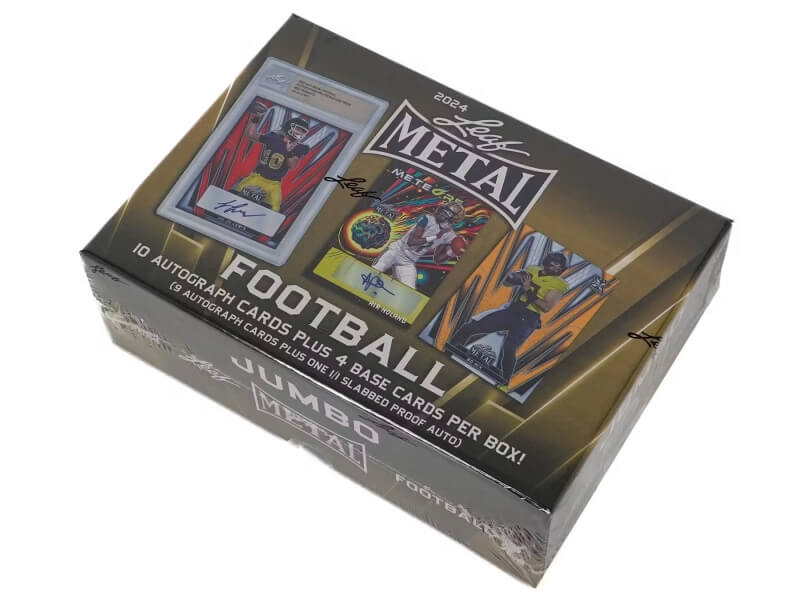 2024 Leaf Metal Football Hobby Jumbo Box