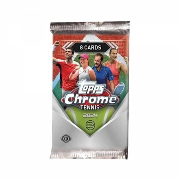 Veselý drak 2024 Topps Chrome Tennis Hobby balíček