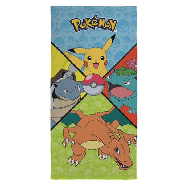 Osuška Pokémon Starters (70 x 140 cm)