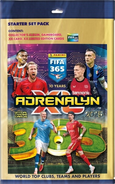 Fotbalové karty Panini FIFA 365 2024/2025 Adrenalyn - Starter Set