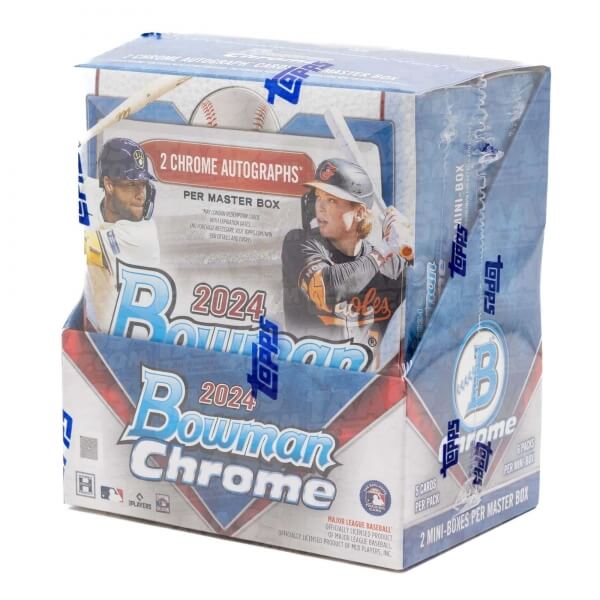 Veselý drak Baseballové kartičky MLB 2024 Topps Bowman Chrome