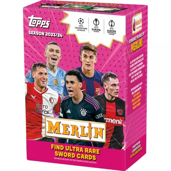 2023-2024 Topps Merlin UEFA Club Competitions Blaster Box