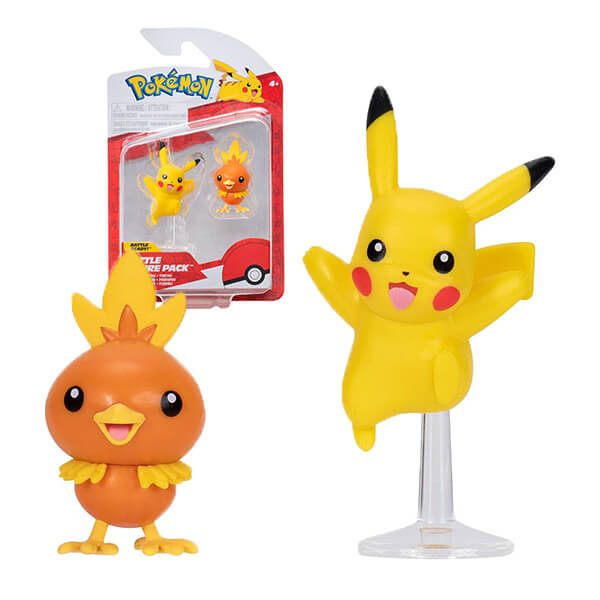 Veselý drak | Pokémon figurka Pikachu a Torchic