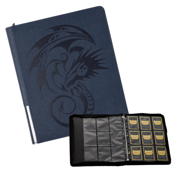 Kroužkové album na karty Dragon Shield Card Codex Zipster Regular A4 - Midnight Blue