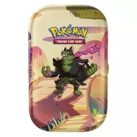 Pokémon plechovka Shrouded Fable s motivem Okidogi